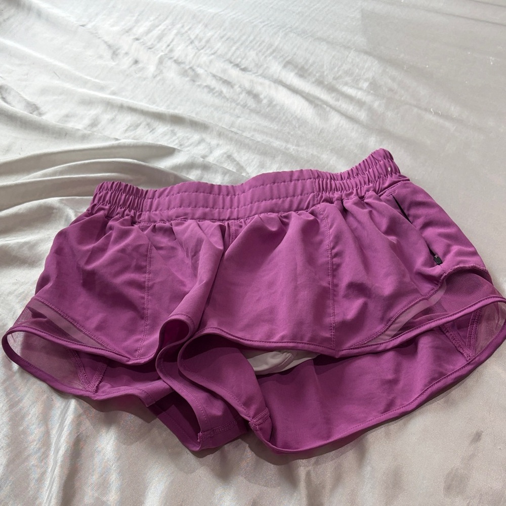 Amazon Women's Athletic Shorts in Purple